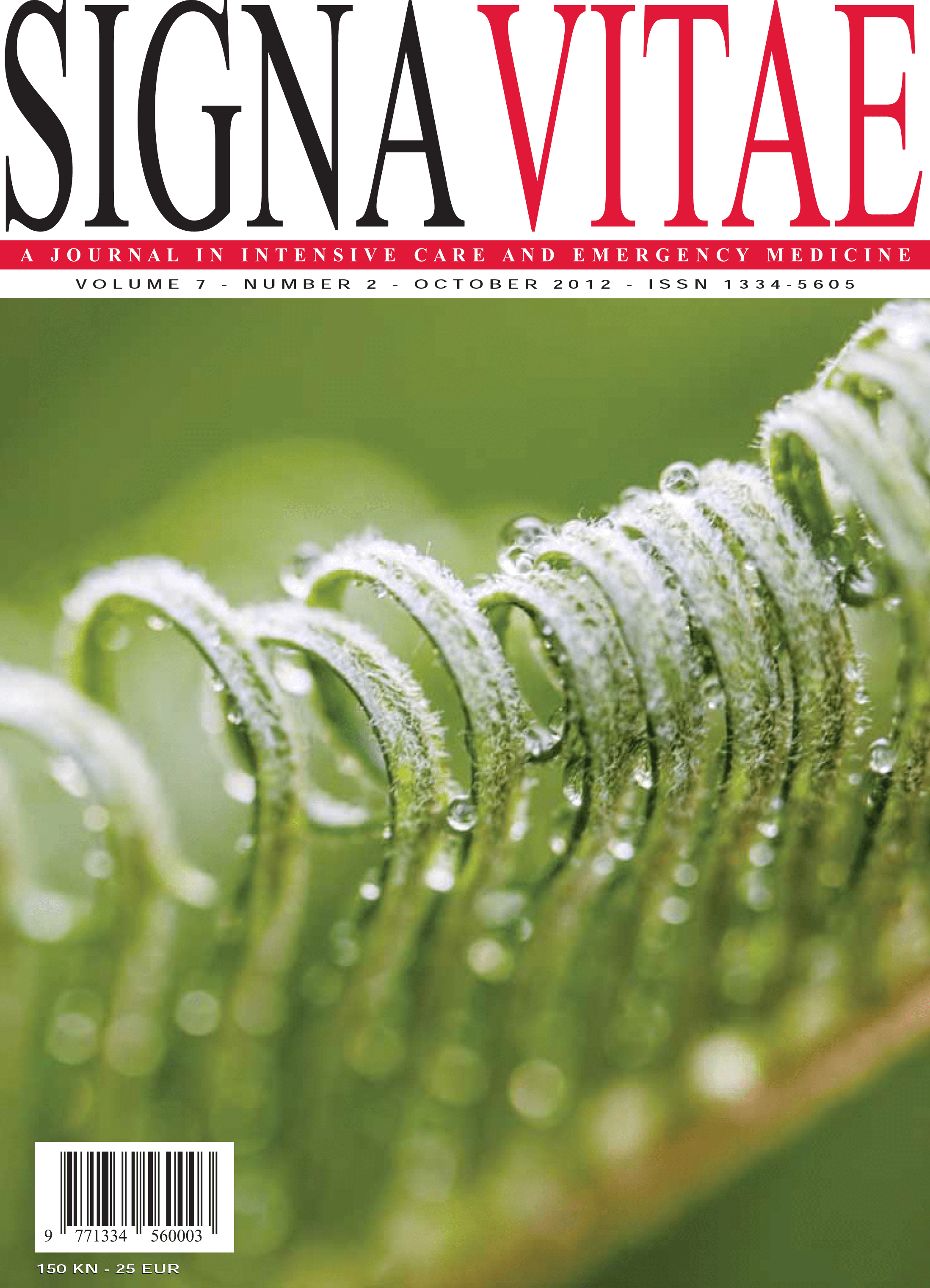 SIGNAVITAE Volume 7 Issue 2 cover
